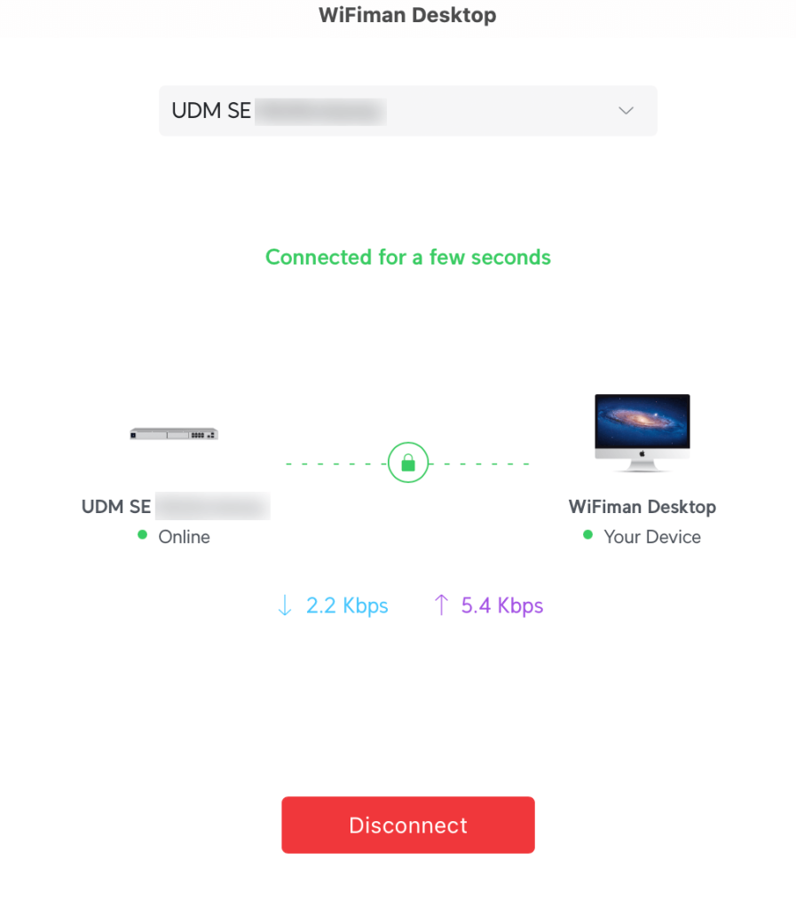 UniFi Teleport WiFiman App